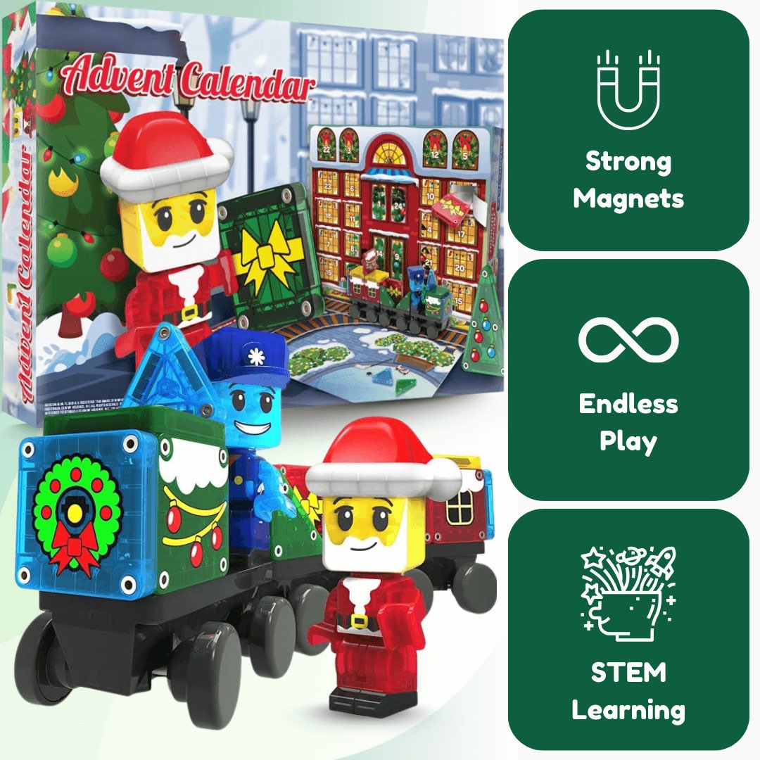 Lyra™ Magnetic Building Tiles Advent Calendar