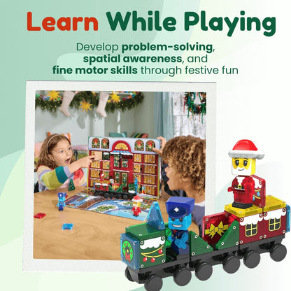 Lyra™ Magnetic Building Tiles Advent Calendar