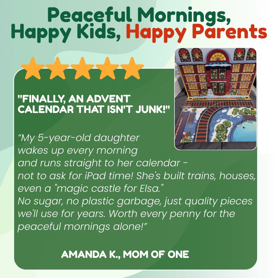 Lyra™ Magnetic Building Tiles Advent Calendar