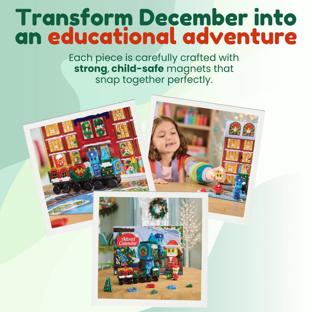 Lyra™ Magnetic Building Tiles Advent Calendar