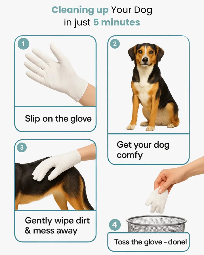 Pet Cleaning Gloves